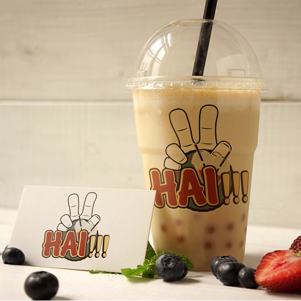 Thiết kế logo Trà sữa HAI tea