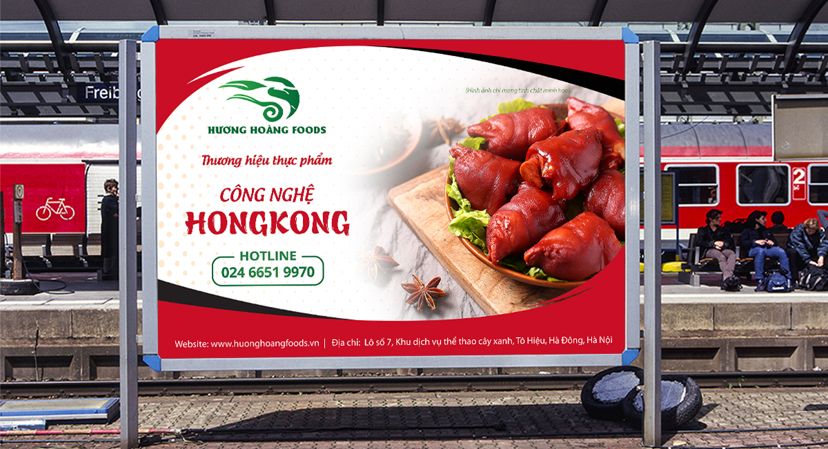 Thiết kế hệ thống nhận diện thương hiệu Hương Hoàng Foods
