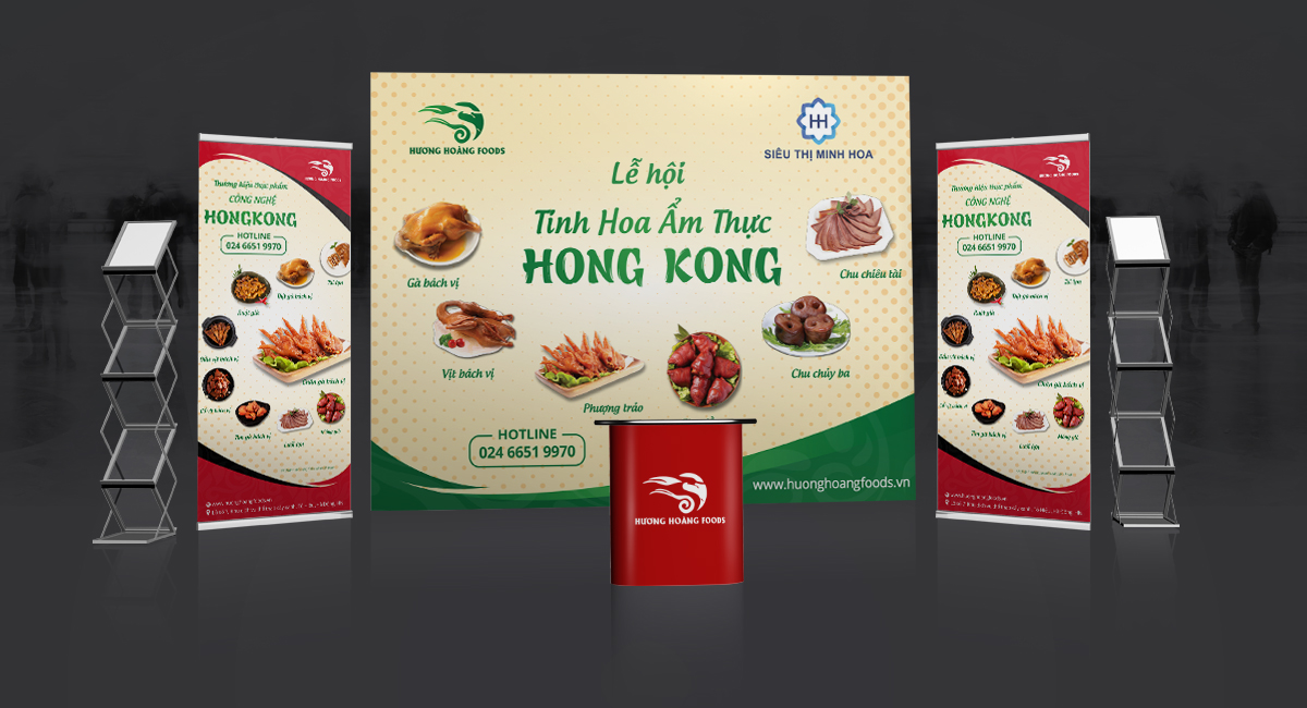Thiết kế hệ thống nhận diện thương hiệu Hương Hoàng Foods
